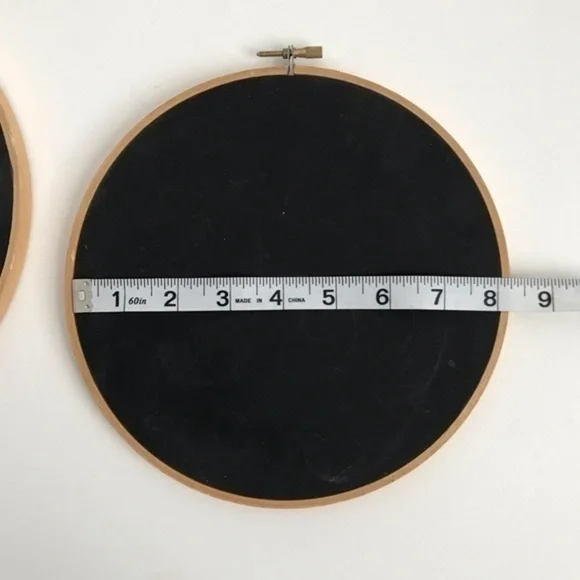 Chalkboard Embroidery Hoops - 2 sizes